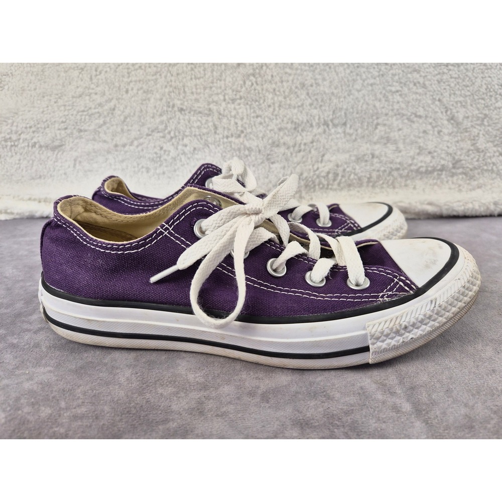 Converse Chuck Taylor All Star Low Top Purple Canvas Sneakers 149525F Womens 6